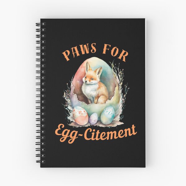 Item preview, Paws For Egg-Citement. fox portrait designed and sold by FoxVibes.