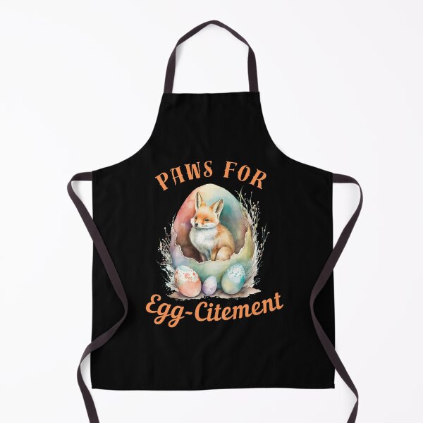 Item preview, Paws For Egg-Citement. fox portrait designed and sold by FoxVibes.