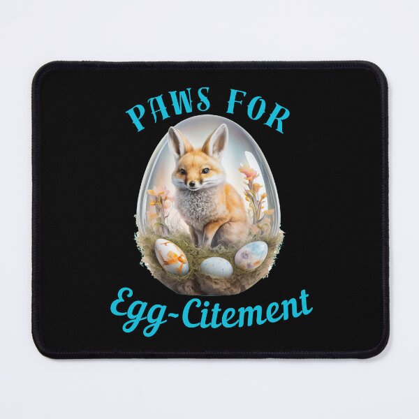Item preview, Paws For Egg-Citement. vintage fox designed and sold by FoxVibes.