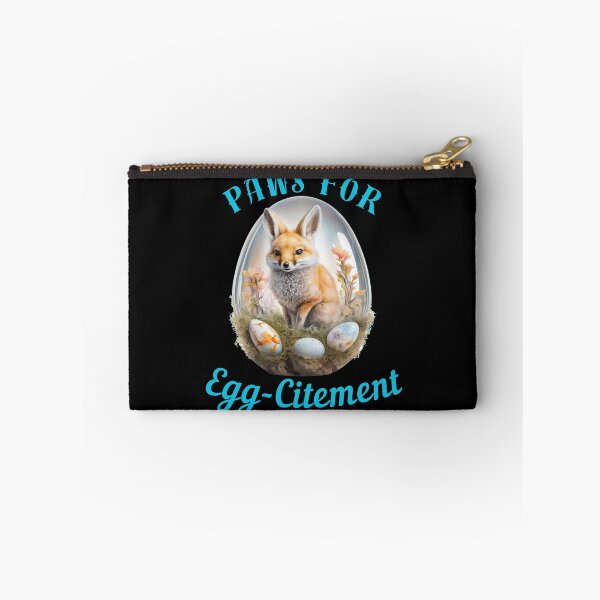 Item preview, Paws For Egg-Citement. vintage fox designed and sold by FoxVibes.
