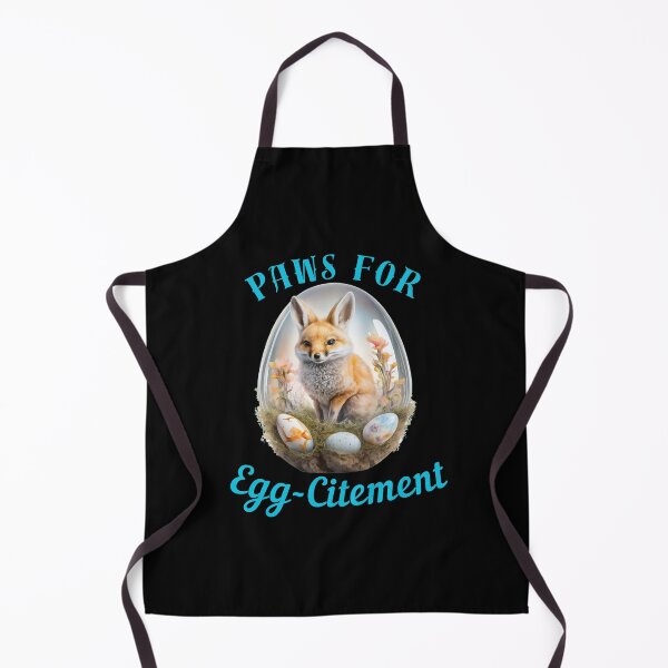 Item preview, Paws For Egg-Citement. vintage fox designed and sold by FoxVibes.