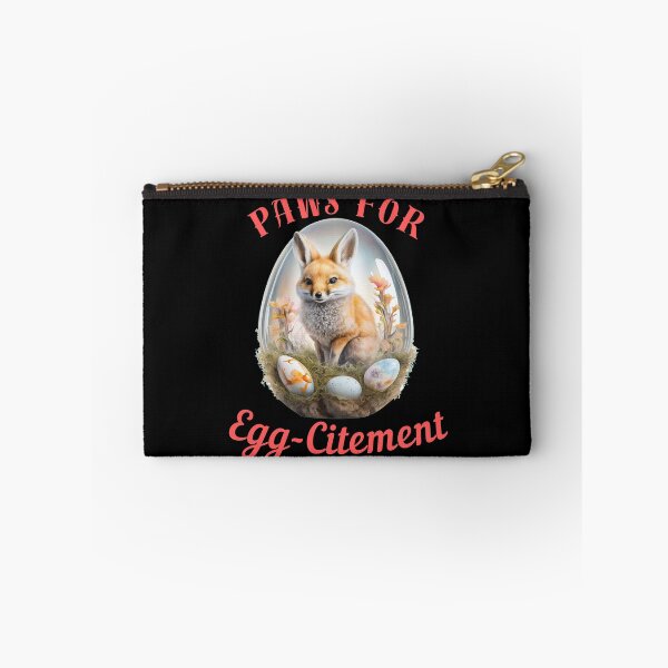 Item preview, Paws For Egg-Citement. retro fox designed and sold by FoxVibes.