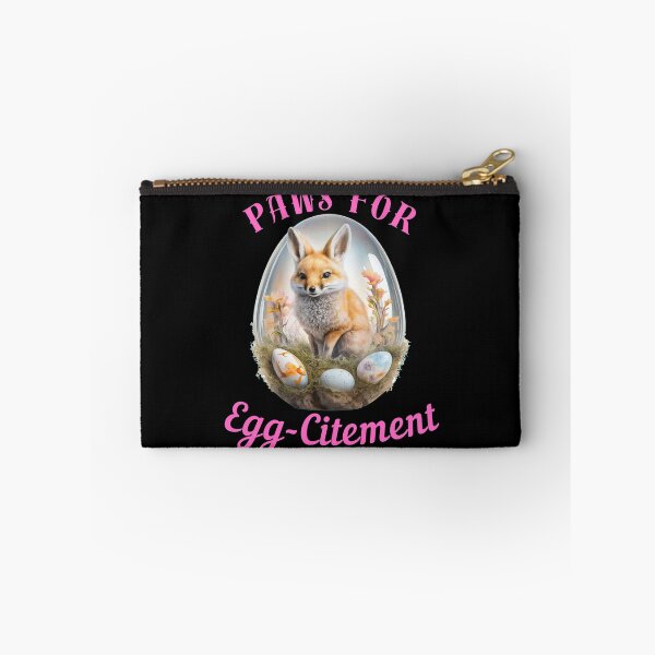 Item preview, Paws For Egg-Citement. fox foxes designed and sold by FoxVibes.