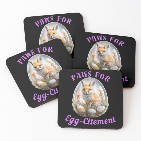 Item preview, Paws For Egg-Citement. fox boho designed and sold by FoxVibes.