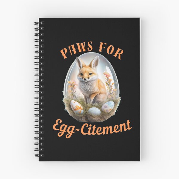 Item preview, Paws For Egg-Citement. fox watercolor designed and sold by FoxVibes.