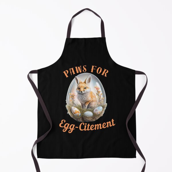 Item preview, Paws For Egg-Citement. fox watercolor designed and sold by FoxVibes.