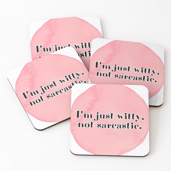 Item preview, I'm just witty, not sarcastic. designed and sold by Kubala.