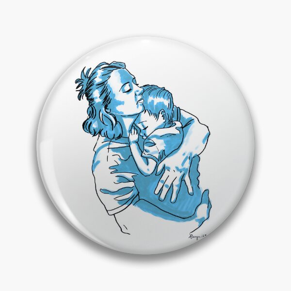Item preview, Mother and Child - Cool Tones designed and sold by LivingstonLine.
