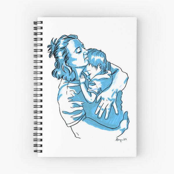 Item preview, Mother and Child - Cool Tones designed and sold by LivingstonLine.