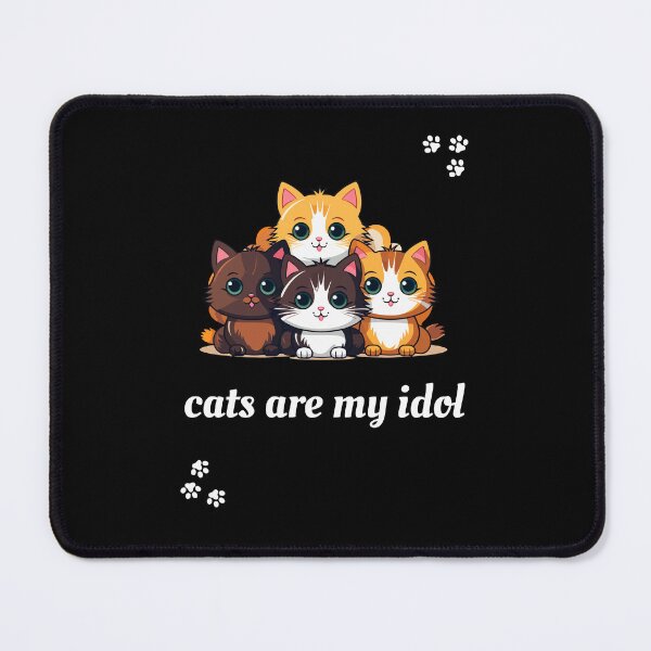 Item preview, Cats Are My Idol, Cats Lovers  designed and sold by HaHaArtwork.