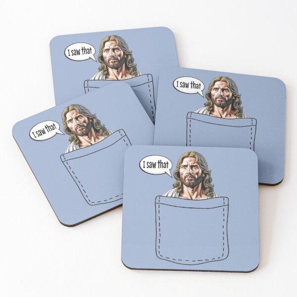 Item preview, Funny Jesus in Your Pocket - I Saw That designed and sold by LeGND.