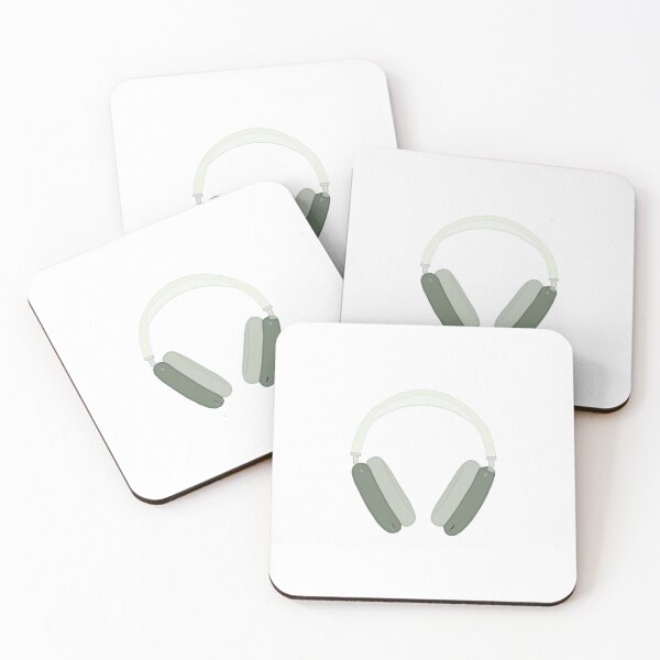 Item preview, Green Headphones Print designed and sold by brownie1000e.