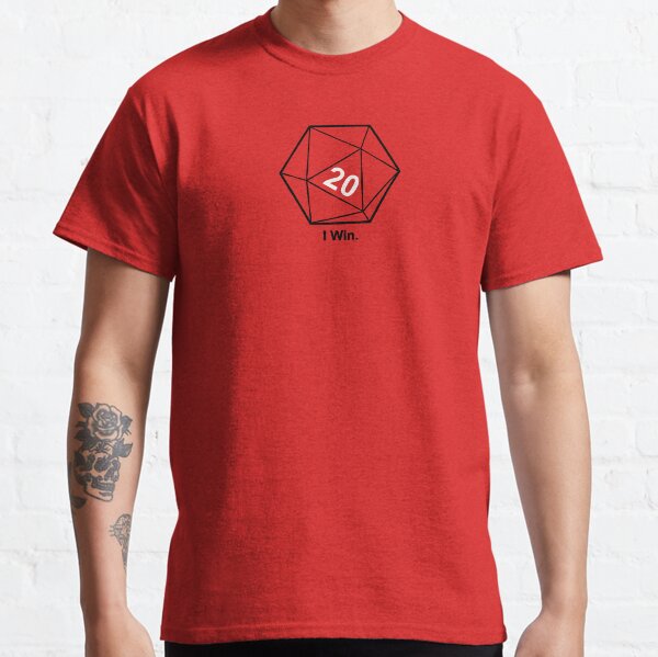 Item preview, D20 I Win TBBT S5-E8 designed and sold by TBBTMania.