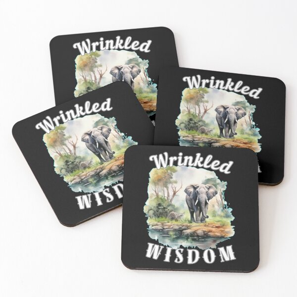 Item preview, Wrinkled Wisdom designed and sold by ElephantVibes.