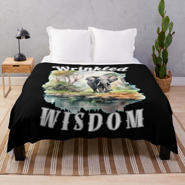 Item preview, Wrinkled Wisdom designed and sold by ElephantVibes.