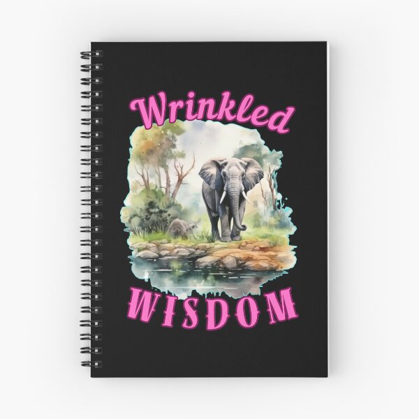 Item preview, Wrinkled Wisdom. elephant head designed and sold by ElephantVibes.