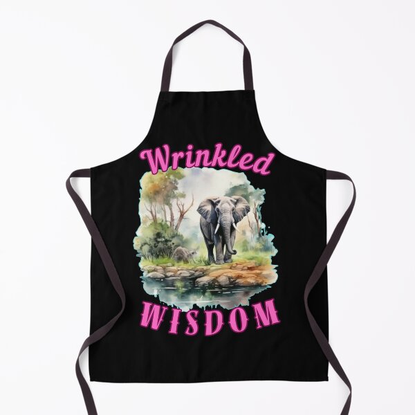 Item preview, Wrinkled Wisdom. elephant head designed and sold by ElephantVibes.