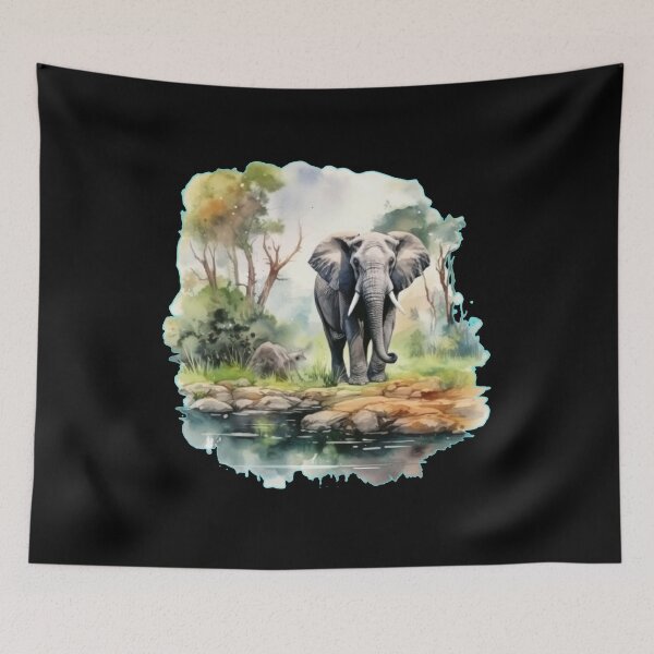 Item preview, African Elephant designed and sold by ElephantVibes.
