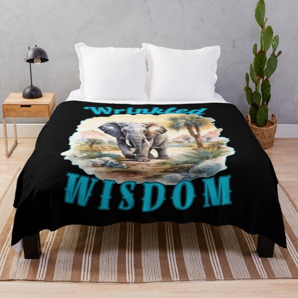 Item preview, Wrinkled Wisdom. adorable elephant designed and sold by ElephantVibes.