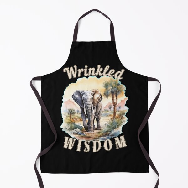 Item preview, Wrinkled Wisdom. elephant quote designed and sold by ElephantVibes.