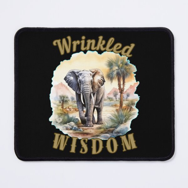 Item preview, Wrinkled Wisdom. Flower elephant designed and sold by ElephantVibes.
