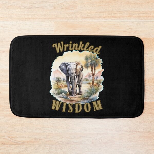 Item preview, Wrinkled Wisdom. Flower elephant designed and sold by ElephantVibes.
