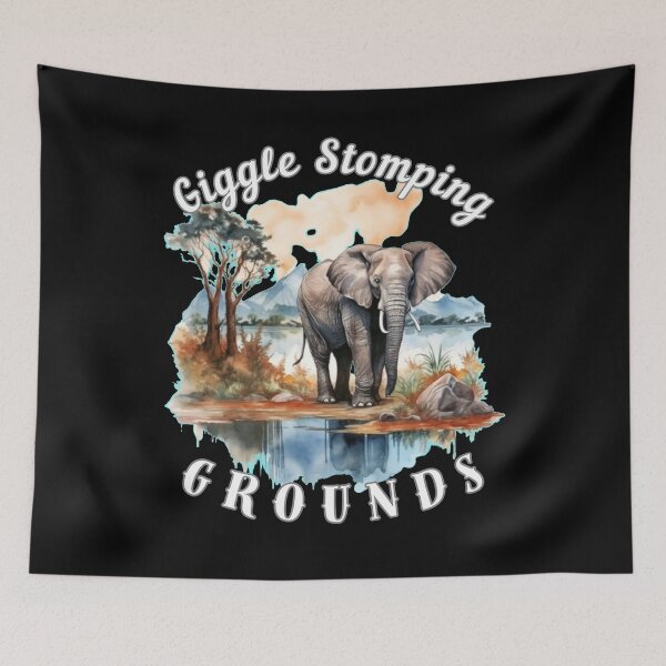 Item preview, Giggle Stomping Grounds designed and sold by ElephantVibes.