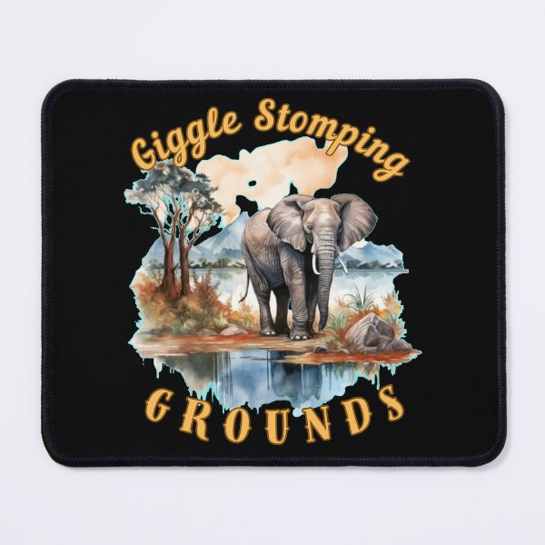 Item preview, Giggle Stomping Grounds. elephant lover designed and sold by ElephantVibes.