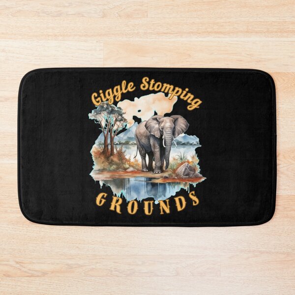Artikelvorschau, Giggle Stamping Grounds. Elefantenliebhaber entworfen und verkauft von ElephantVibes.
