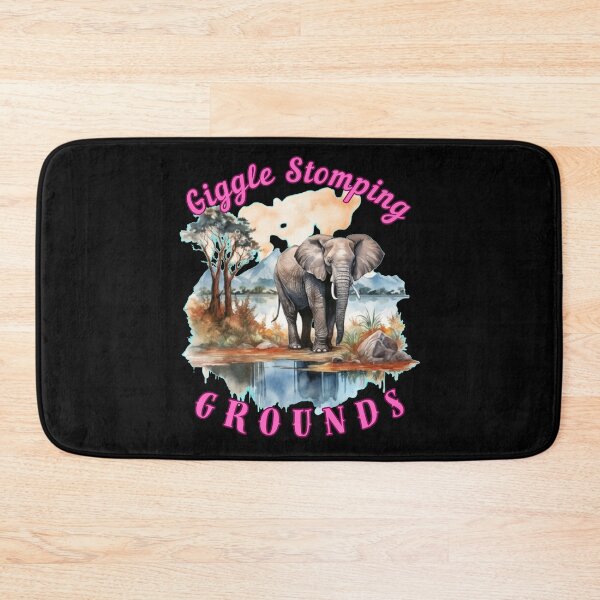 Artikelvorschau, Giggle Stamping Grounds. Elefantenkopf entworfen und verkauft von ElephantVibes.