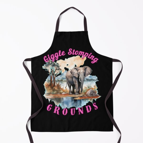 Item preview, Giggle Stomping Grounds. elephant head designed and sold by ElephantVibes.