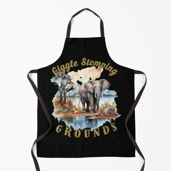 Artikelvorschau, Giggle Stamping Grounds. Elefantenporträt entworfen und verkauft von ElephantVibes.