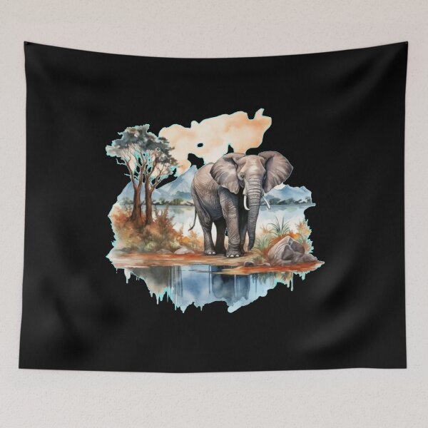 Item preview, African Elephant designed and sold by ElephantVibes.