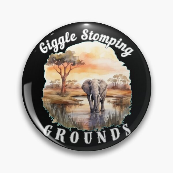 Item preview, Giggle Stomping Grounds. surreal elephant designed and sold by ElephantVibes.