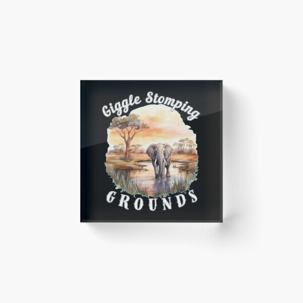 Item preview, Giggle Stomping Grounds. surreal elephant designed and sold by ElephantVibes.