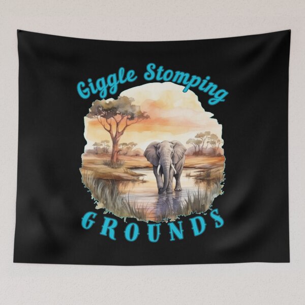 Item preview, Giggle Stomping Grounds. adorable elephant designed and sold by ElephantVibes.