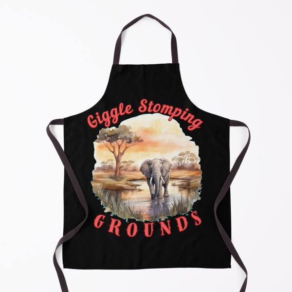 Item preview, Giggle Stomping Grounds. happy elephant designed and sold by ElephantVibes.