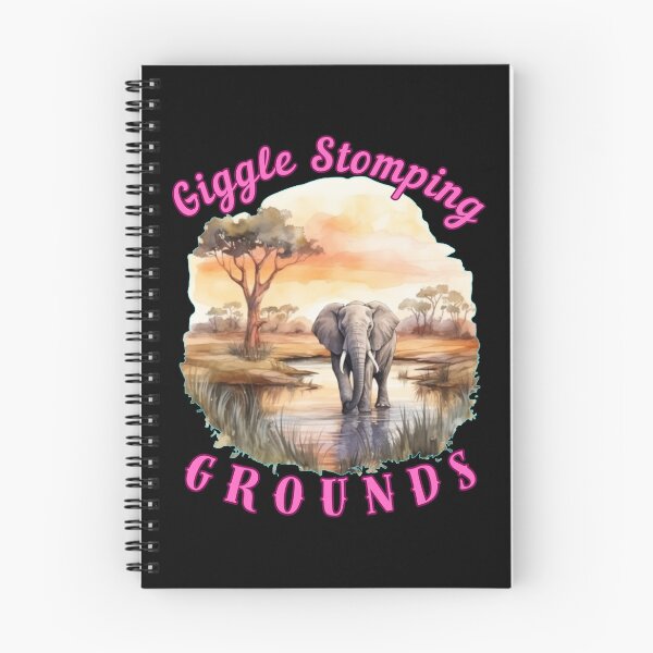 Item preview, Giggle Stomping Grounds. elephant saying designed and sold by ElephantVibes.