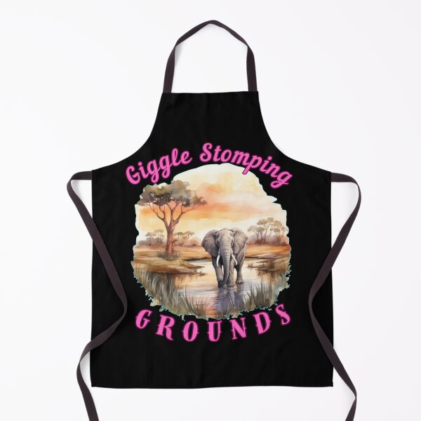 Artikelvorschau, Giggle Stamping Grounds. Elefantenspruch entworfen und verkauft von ElephantVibes.
