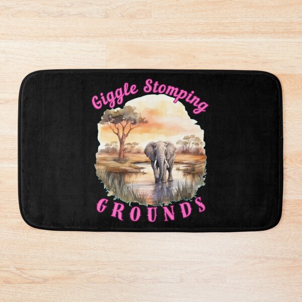 Artikelvorschau, Giggle Stamping Grounds. Elefantenspruch entworfen und verkauft von ElephantVibes.