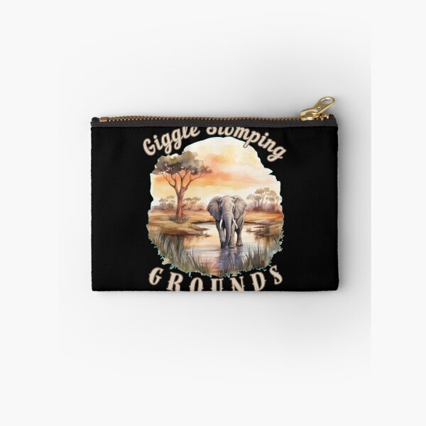 Item preview, Giggle Stomping Grounds. elephant quote designed and sold by ElephantVibes.