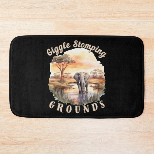 Item preview, Giggle Stomping Grounds. elephant quote designed and sold by ElephantVibes.
