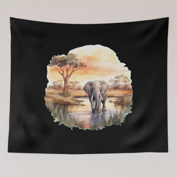 Item preview, African Elephant designed and sold by ElephantVibes.