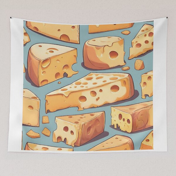 Item preview, Yellow Cheese yummy delicious  designed and sold by TK Art1989.