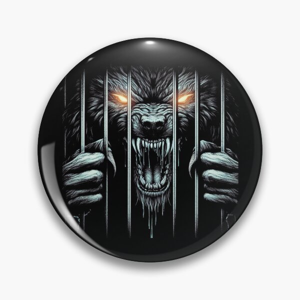 Item preview, Unleash the Beast: Behind Bars T-Shirt – A Cage of Menace and Mystery designed and sold by American Artist Designs.