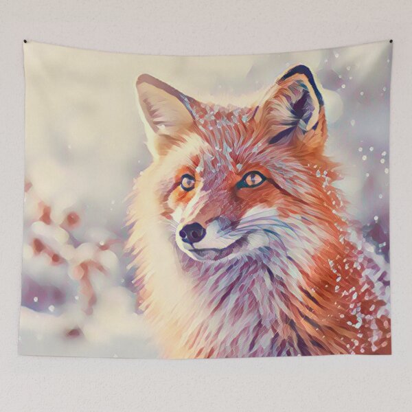 Item preview, Snowy Red Fox designed and sold by TheAnimalZ00.