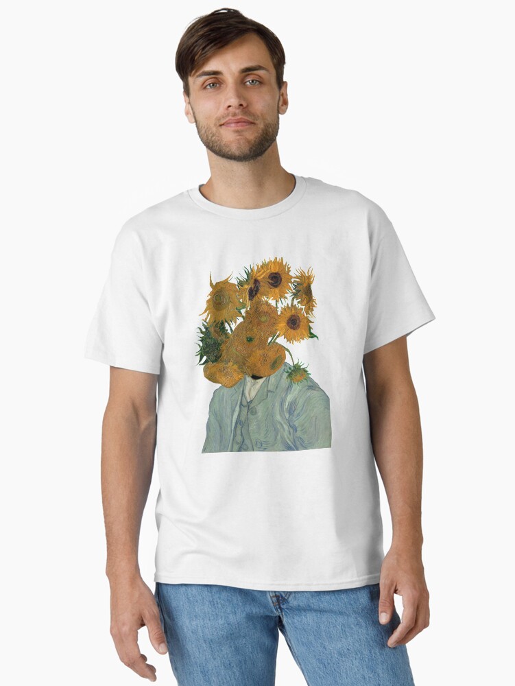 Aperçu 1 sur 7. T-shirt classique avec l'œuvre regardant les riches de Vincent créée et vendue par -Alexis-Brown-.