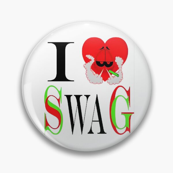 Item preview, I heart swag sticker designed and sold by prettyuglyangel.