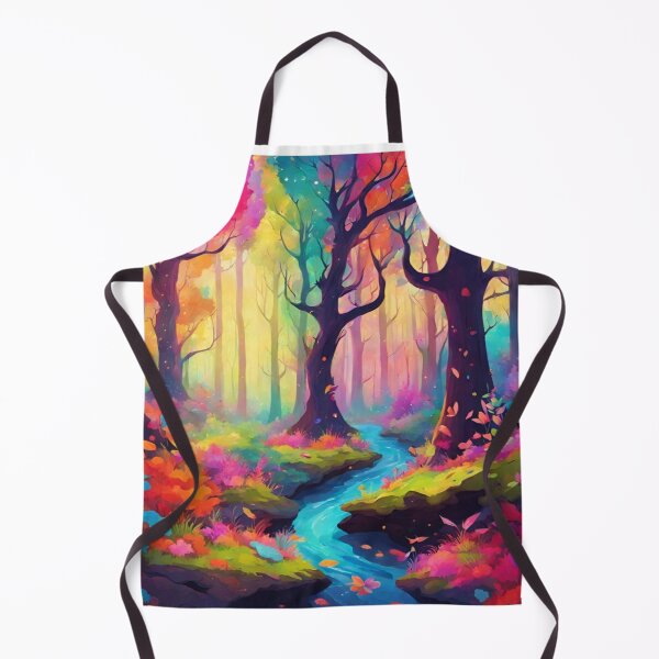Item preview, Magical neon forest designed and sold by seahorse crossing.
