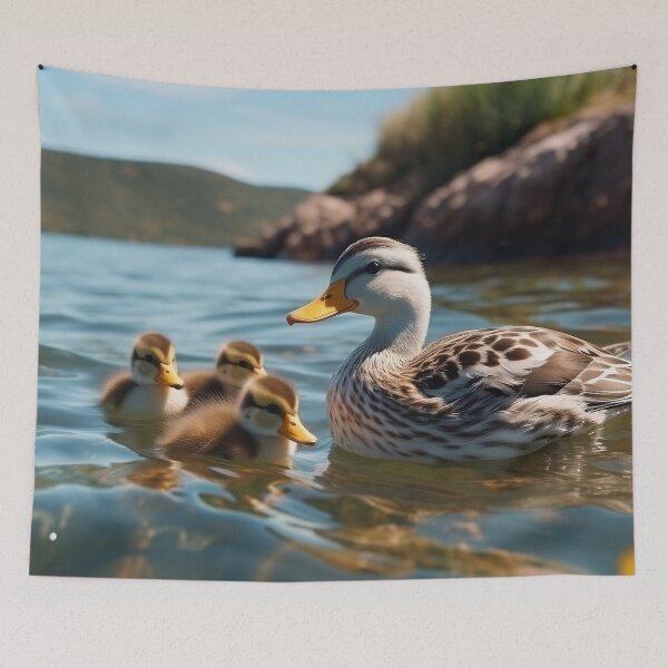 Item preview, Duck And Ducklings designed and sold by TheAnimalZ00.
